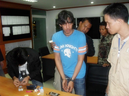 Khaled Faea Alazemi is booked for possession of Class 1 and Class 5 narcotics.